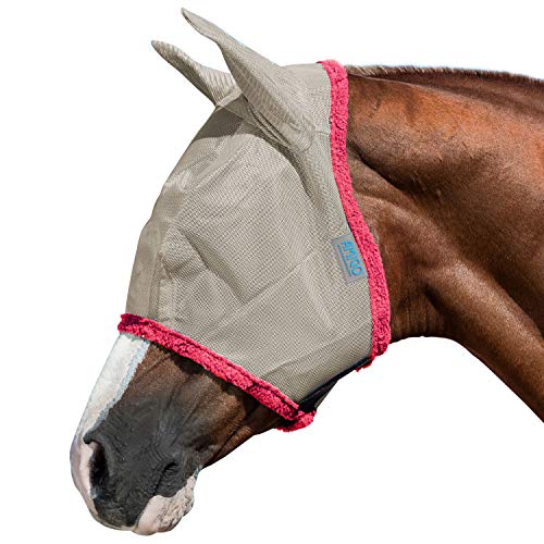 AMIGO Durable Fly Mask Pony Baby Blue Pink