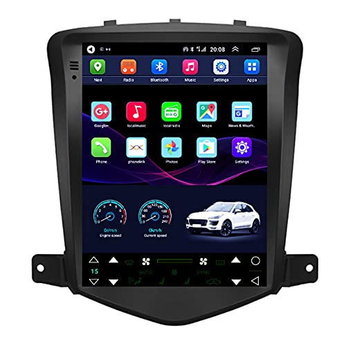 Autoradio, Android 10.1 Car Stereo 9.7 '' Touchscreen für Chevrolet Cruze 2008-2013, MP5-Player FM-Radio GPS Wifi, integrierte Offline-Karte,Wifi 1g+16g
