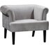 ATLANTIC home collection Loungesessel »Charlie«, BxHxL: 86 x 70 x 74 cm - silberfarben