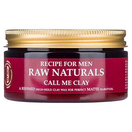 Recipe for Men Raw Naturals Call Me Clay Men Hairstyling Strong and Flexible Hold and Semi Matte Finish 100ml