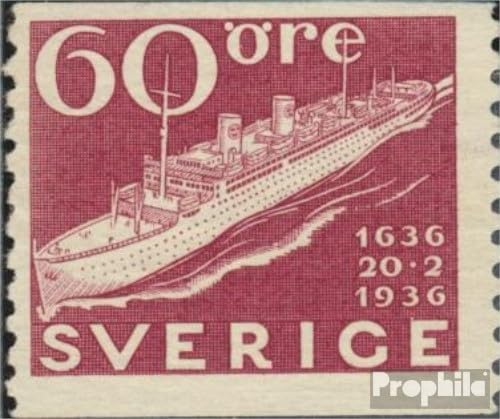 Prophila Collection Schweden 237A postfrisch ** MNH 1936 Schwedische Post (Briefmarken für Sammler) Seefahrt/Schiffe