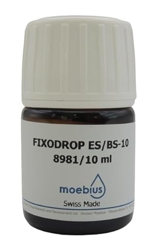 KD89 Moebius Fixodrop ES/BS-10-8981 10 ml – Moderne Epilierer für Uhrmacherei und Feinmechanik., weiß