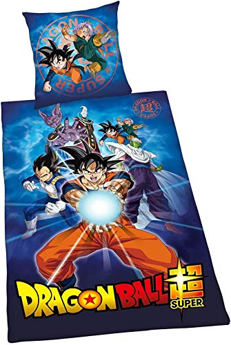 Dragonball Bettwäsche Herding Manga Son Goku Gohan 135 x 200 cm Geschenk NEU Wow - All-In-One-Outlet-24 -