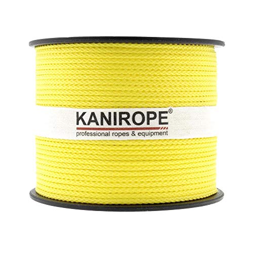 Kanirope® PP Seil Polypropylenseil MULTIBRAID 2mm 500m geflochten Farbe Gelb (1132)
