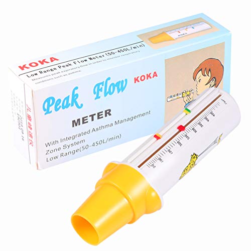 ULTECHNOVO Peak Flow Meter Asthma Monitor Tragbar Spirometer Lungentrainer für Kinder