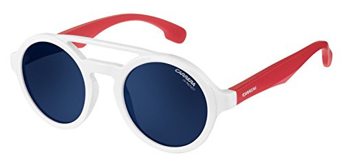 Carrera Junior Unisex-Kinder Carrerino 19 Ku Sonnenbrille, Weiß (White Red/Blue e Avio), 44