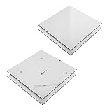 ALU Verbundplatte Alu Panel Sandwichplatte, verschieden Größen, für z.B. Fassadenverkleidung, hochwertige Zusammensetzung wartungsfrei, einfache Reinigung, 3 Schichten, Weiß in 6mm 200x1100mm