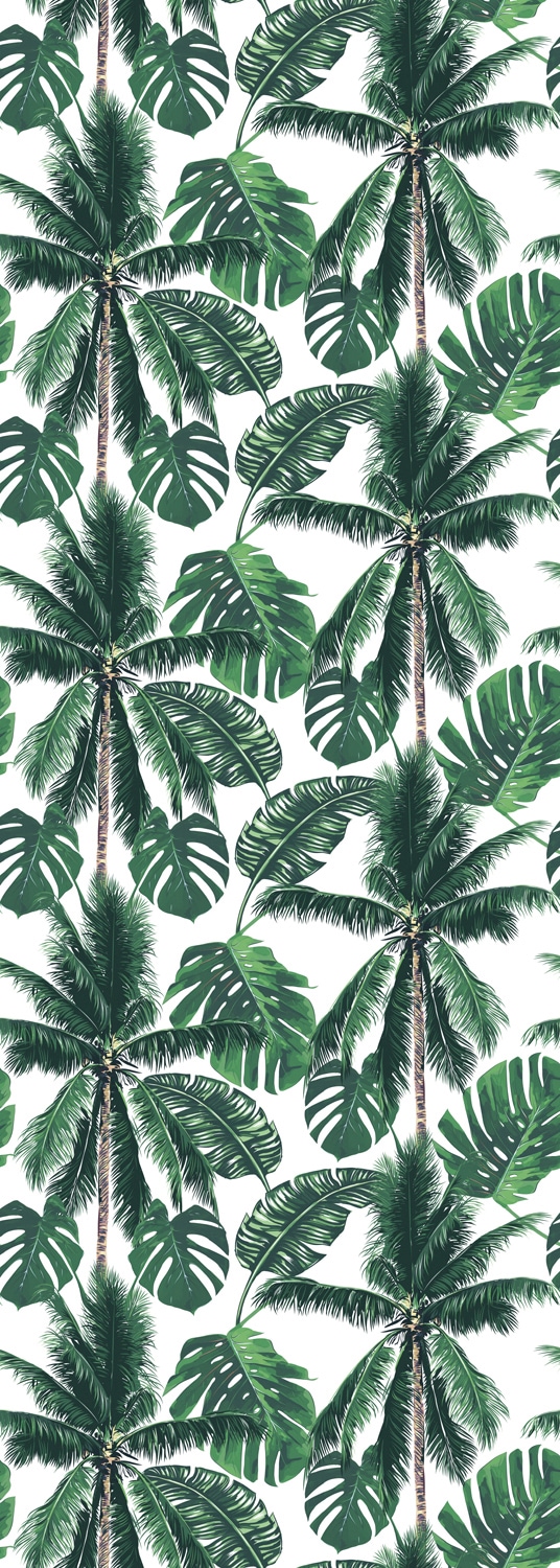 queence Vinyltapete Palm Tree, 90 x 250 cm, selbstklebend