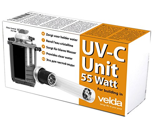 Velda 126577 Ersatz-UV-C Einheit für Elektronische Entferner gegen Grünalgen im Teich, UV-C Unit 55 Watt