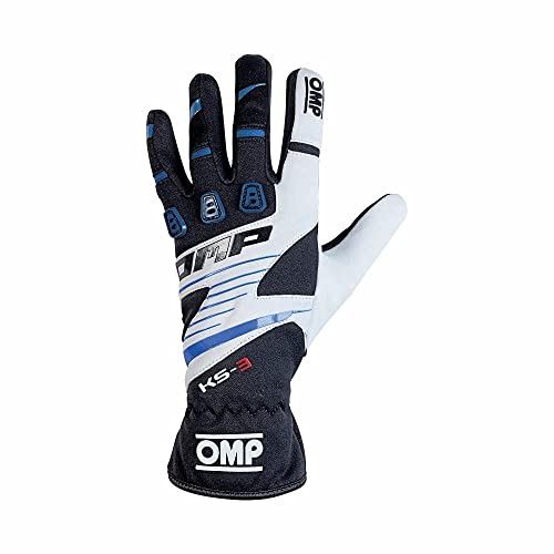 Omp OMPKK02743E175M My2018 Ks-3 Handschuhe, Weiß/Schwarz, Größe M