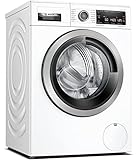 Bosch WAX28M42 Serie 8 Smarte Waschmaschine, 9 kg, 1400 UpM, Made in Germany, Fleckenautomatik entfernt 4 Fleckenarten, AquaStop Schutz gegen Wasserschäden, 4D Wash System effektive Durchfeuchtung
