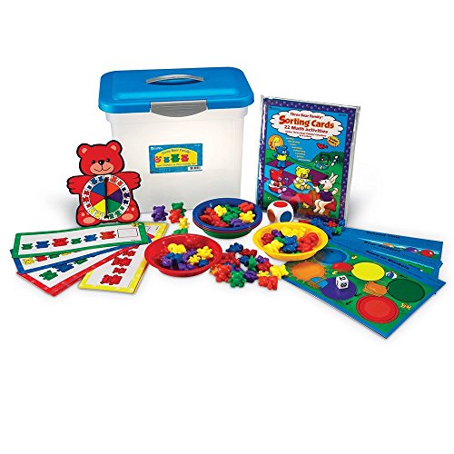 Learning Resources LER0757 Dreiköpfige Bärenfamilie - Spielset zum Sortieren, Muster Legen u. Spielen