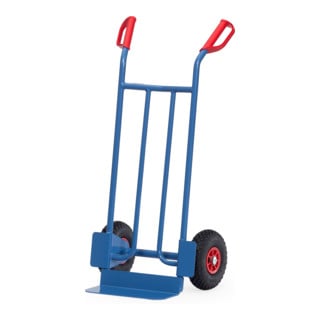 fetra Stahlrohr-Sackkarre B1115L - Luftbereifung Tragkraft 250 kg