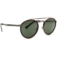 Persol Herren 0PO2467S Sonnenbrille, Dark Havana/Green, 50