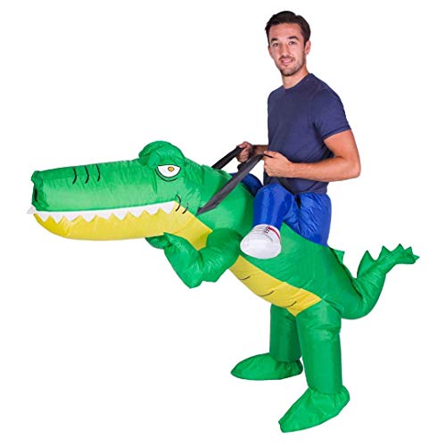 Bodysocks® Aufblasbares Krokodil Kostüm für Erwachsene