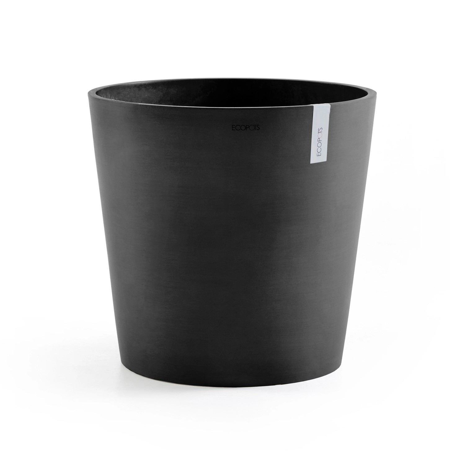 ECOPOTS Blumentopf "AMSTERDAM Dark Grey", BxTxH: 50x50x43,8 cm, mit Wasserreservoir