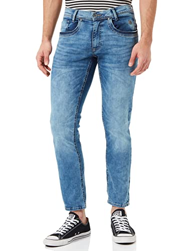 BLEND Herren Blizzard Tapered Fit Jeans, Blau (Denim Middle Blue 76201), W34/L32 (Herstellergröße: 34)