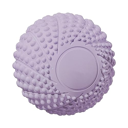 KANGYEBAIHUODIAN Fußmassageball, stachelige Massagebälle mit starkem Magnet, sensorischer Ball, Massageball, Fußmassagegerät, stachelige Rolle, passend for tiefes Gewebe (Color : Purple)