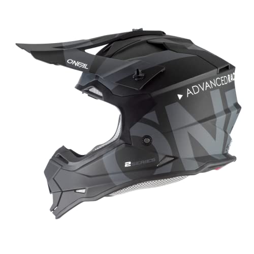 O'Neal 2 Series Slick Motocross Enduro MTB Helm schwarz/grau 2020 Oneal: Größe: XL (61-62cm)