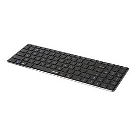 Rapoo E9100M - Tastatur - kabellos - 2.4 GHz, Bluetooth 4.0, Bluetooth 3.0 - QWERTY - Deutsch