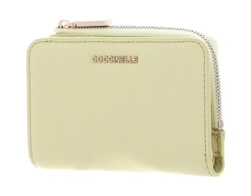 Coccinelle Metallic Soft Wallet Grained Leather Lime Wash