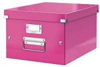 LEITZ Aufbewahrungsboxen LEITZ Ablagebox A4 pinkmetalli 16,7 l - 28,1 x 36,9 ...