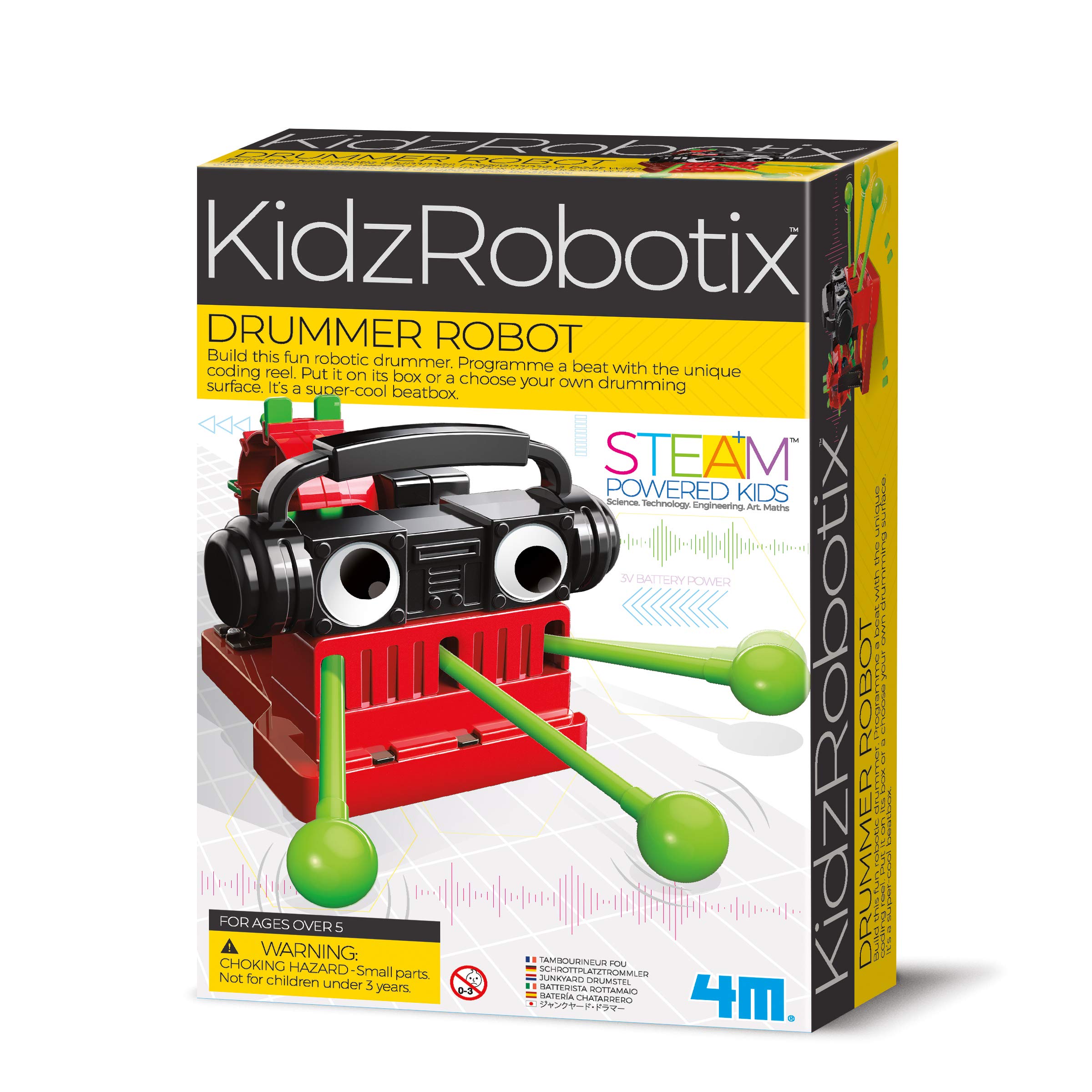 4M 403442 KidzRobotix Drummer Robot