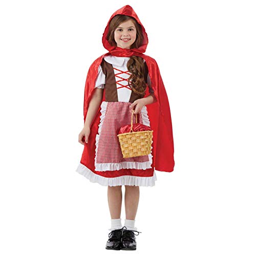 Fun Shack Rotkäppchen Kostüm für Mädchen, Märchen Verkleidung, Faschingskostüm Kinder - S