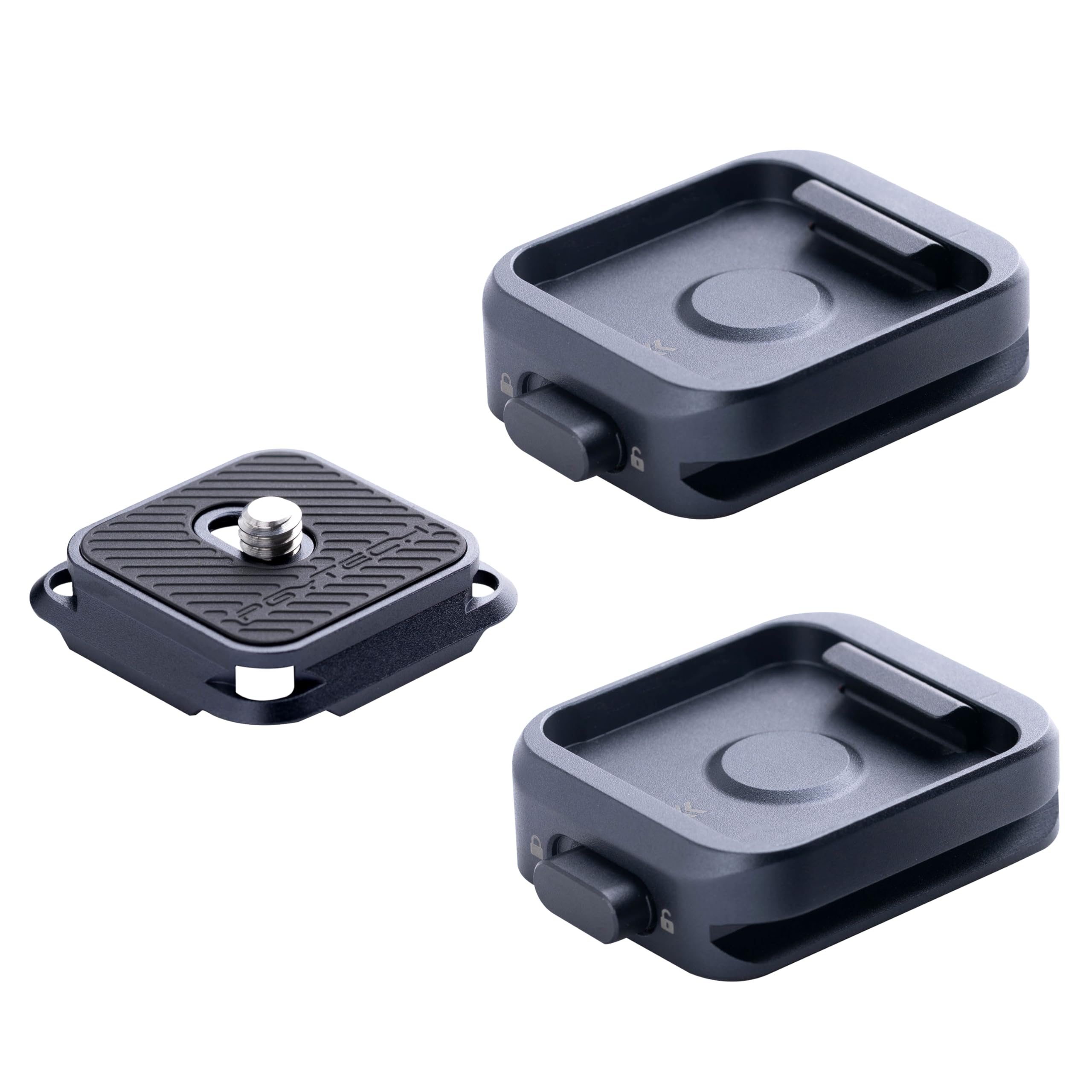 PGYTECH Schnellwechselplatte + Adapter mit Arca Swiss Clamp Kamerahalterung für Sony/Nikon/Fuji/DJI Quick Setup Mount mit Stativadapter