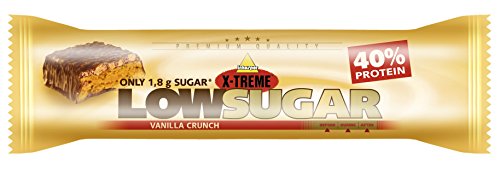 X-TREME Low Sugar Riegel , Vanilla Crunch, Display 24 x 65 g