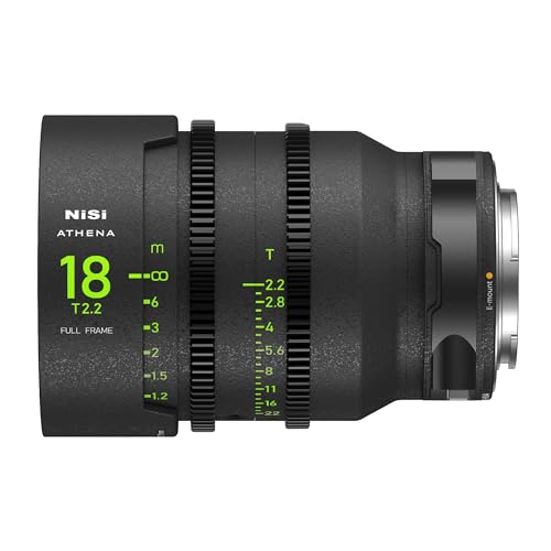 NiSi Athena 18mm T2,2 Prime Cine Objektiv Vollformatobjektiv für Sony E-Mount