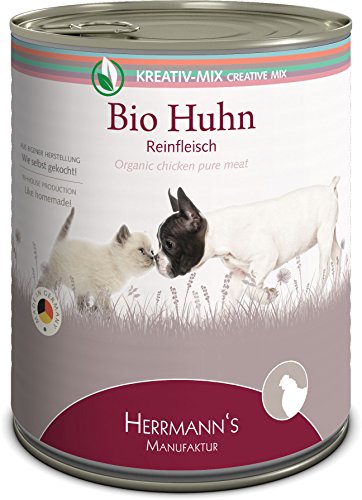 Herrmanns Bio Huhn 100 Prozent, 6er Pack (6 x 800 g)