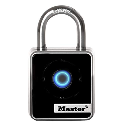 Master Lock 4400EUREC Bluetooth Smart-Vorhängeschloss für den professionellen und privaten Gebrauch, Innenbereich, Bluetooth-Zugriff mit Smartphone