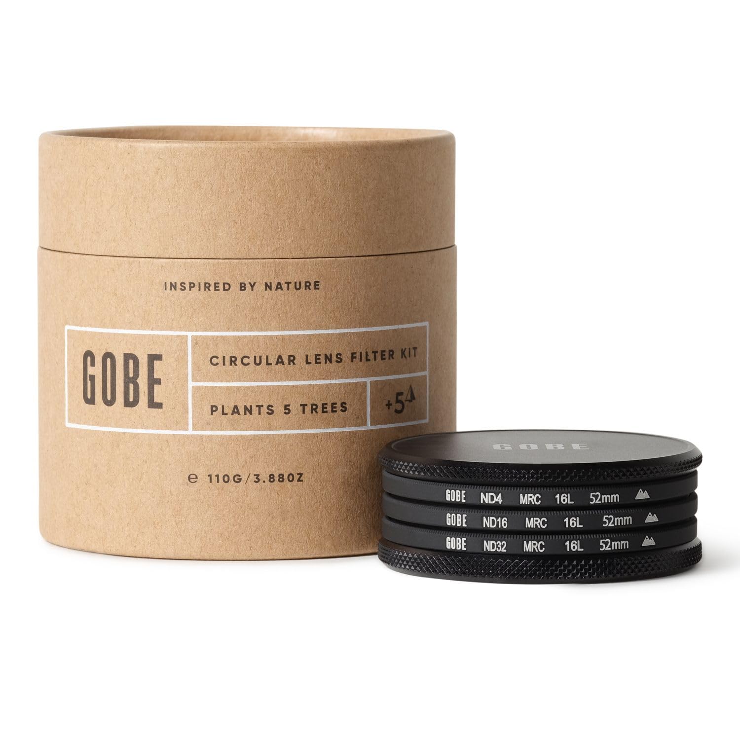 Gobe ND Filter Kit 52mm MRC 16-lagig: ND4, ND16, ND32
