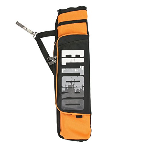 elToro Midi² - Seitenköcher inkl Röhren | Farbe: Orange; Zubehör beim Bogenschießen, Bogensport, sicherer Transport von Ihren Pfeilen; Pfeil und Bogen Sport