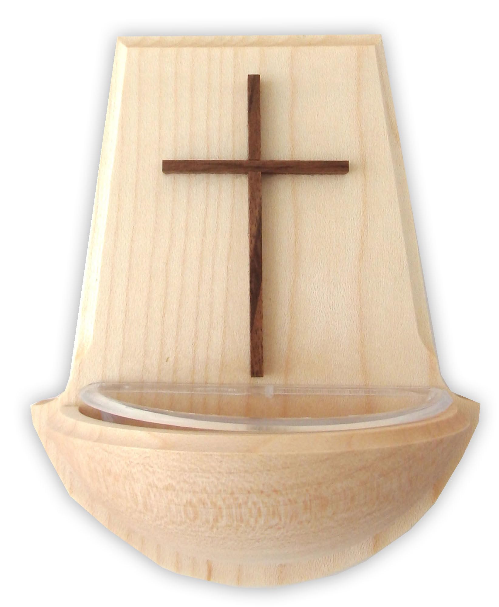 MaMeMi Weihkessel, Holz, mit Kreuz, ca.11x9cm