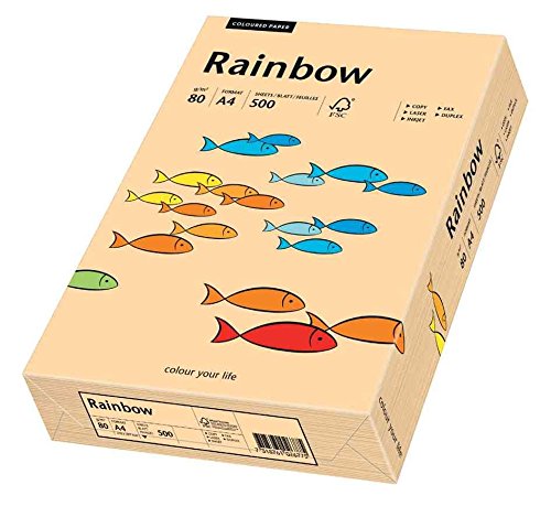 PAPYRUS Multifunktionspapier Rainbow, A4, 80 g qm, lachs