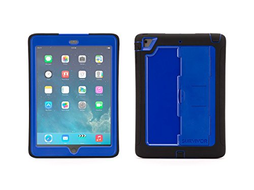 Griffin Survivor Slim Schutzhülle Case für Apple iPad Air - Schwarz/Blau