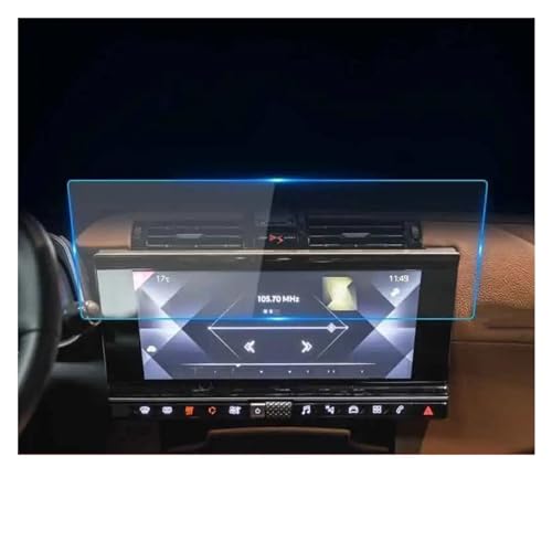 FIYFIOW Schutzfolie Auto Navigation Glas Für Citroen Für DS7 2018-2020 12,3 Zoll Auto Navigation Bildschirm PET Schutz Film Auto Innen Aufkleber Zubehör