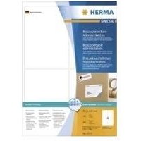 HERMA Movables - Selbstklebende Etiketten - weiß - 99,1 x 139 mm - 400 Stck. (100 Bogen x 4) (10313)