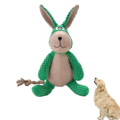 LOTFI Robustrabbit- Designed for Heavy Chewers, Robust Rabbit Dog Toy, Robustrabbit Designed for Heavy Canine Chewers Guarantee (13.3 * 4.3inch,Green)