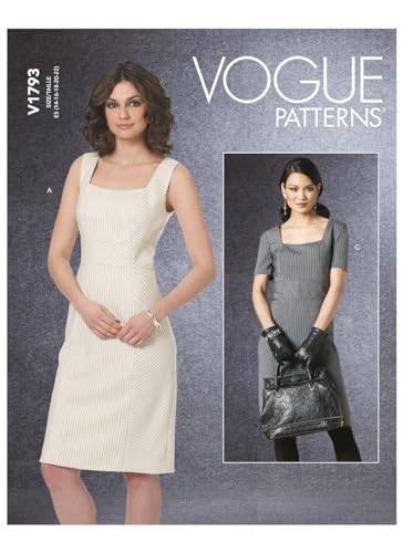 Vogue Misses Dress (14-16-18-20-22) Patterns V1793E5 Damenkleid E5 (42-46-48-50-52)