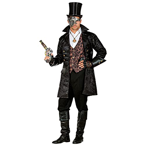 Widmann - Kostüm Mantel in Lederoptik, für mehrere Charaktere, Steampunk, Pirat, Mottoparty, Karneval, Fasching