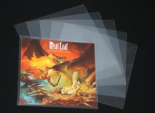 1000 St. glasklare Schellack Cover Schutzhüllen für Vinyl Schallplatten 10 Zoll / Inch 270 x 270 mm 100 mµ outer Sleeves
