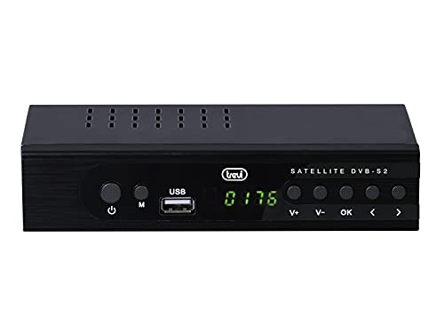 Trevi SAT 3387 S2 Satelliten-Decoder DVBS-S2 Free to Air, HDMI, SCART, USB, Koaxialausgang