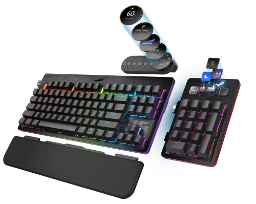 Clavier MOUNTAIN Everest Max Gaming – MX Rot, ISO, FR-Layout, Schwarz