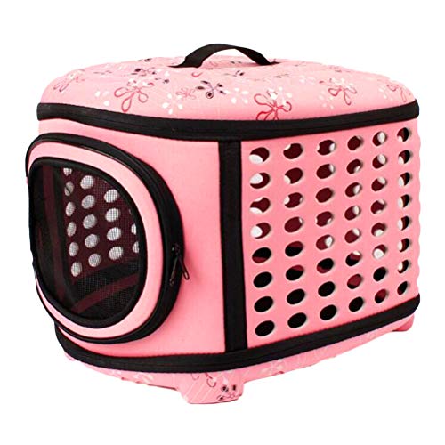 POPETPOP Haustier-Tragetasche, tragbare Reisetasche, für Haustiere, Vordertasche, Eva-Rucksack (Mini-Grau)