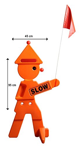 haebelholz Warnfigur Safety Clown - Orange
