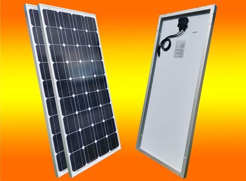 bau-tech Solarenergie 2 Stück 130 Watt Solarmodul Solarpanel Photovoltaik Solarzelle monokristallin GmbH
