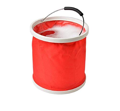 Burgon & Ball GTD/BBR Garden Folding Bucket ina Bag™ - Rot